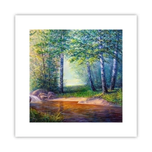 Poster - Idyllic Scenery - 30x30 cm