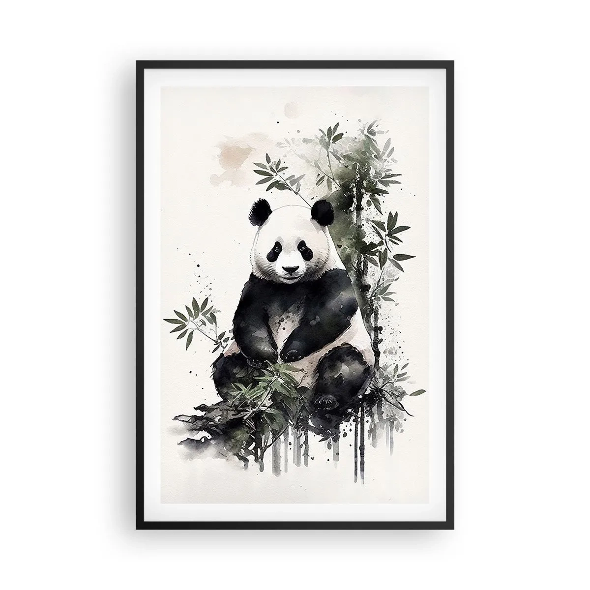 Poster in black frame - Greetings from China - 61x91 cm