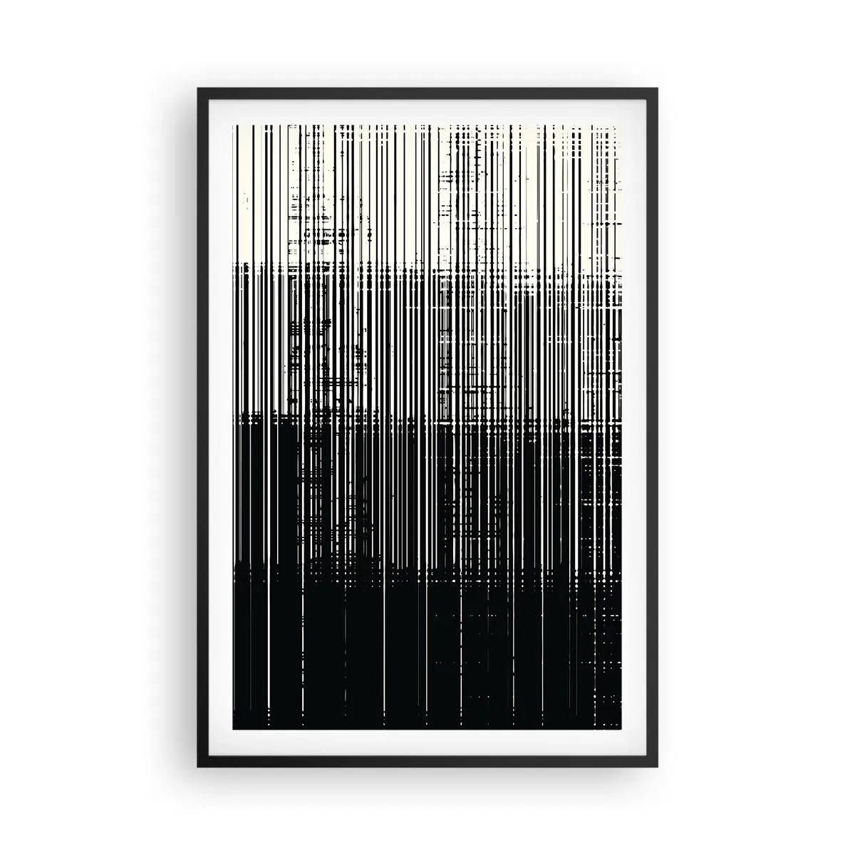 Poster in black frame - Waves and Vibrations - 61x91 cm