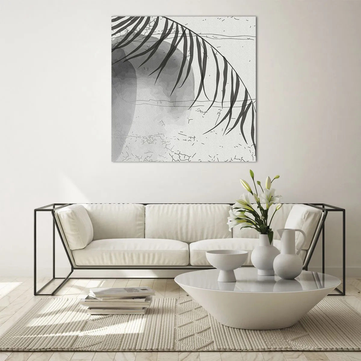 Glass picture - Subtle Exoticism of Nature - 50x50 cm