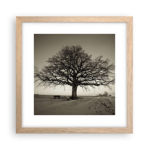 Poster in light oak frame - From Here to Eternity - 30x30 cm