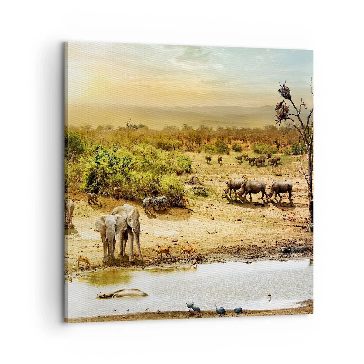 Canvas picture - There Is a River that Flows from Eden - 60x60 cm