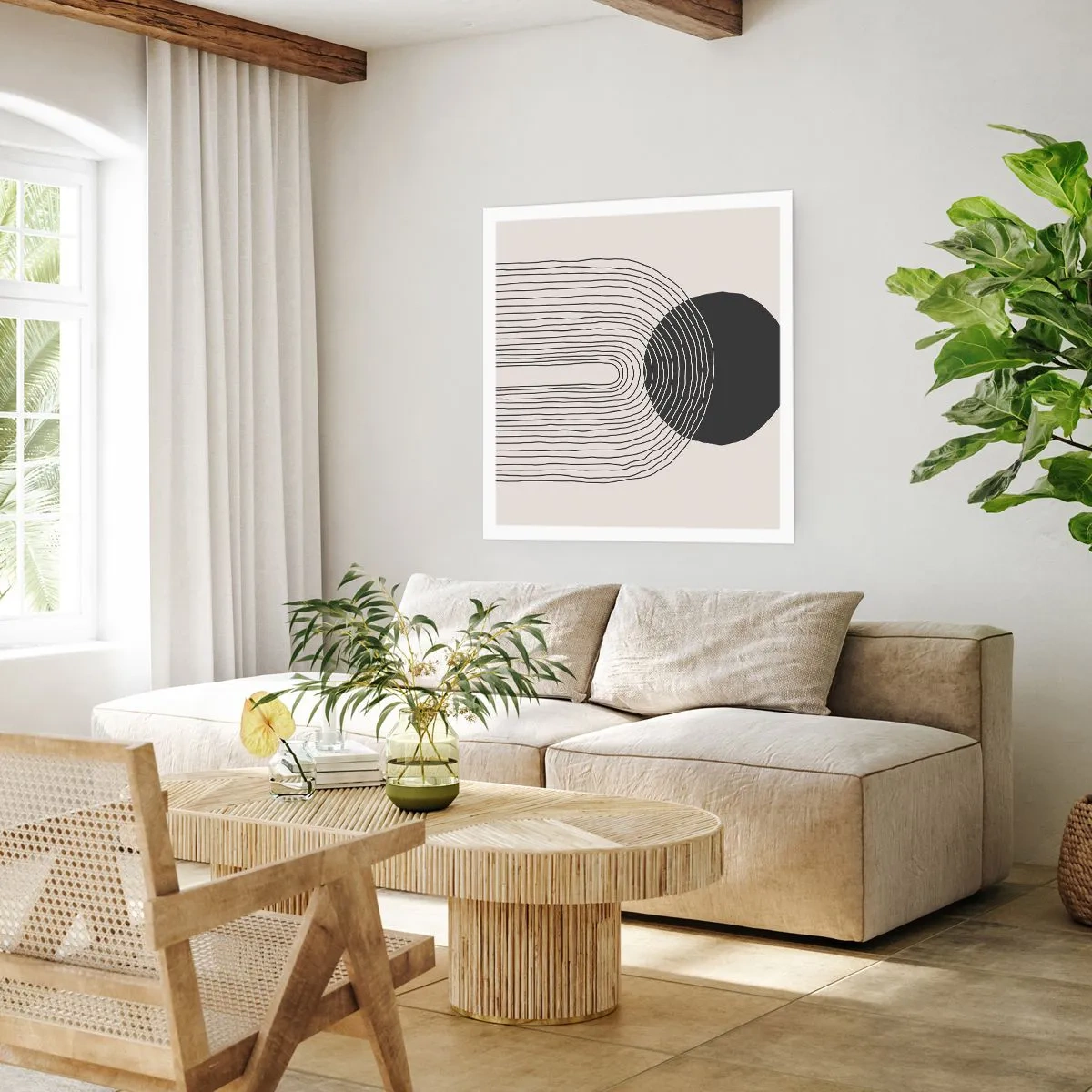 Poster - Trembling and Certainty - 30x30 cm