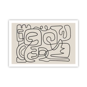 Poster - Tracing - 91x61 cm