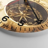 Clock face with numbers