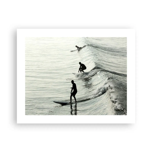 Poster - Meeting the Wave - 50x40 cm