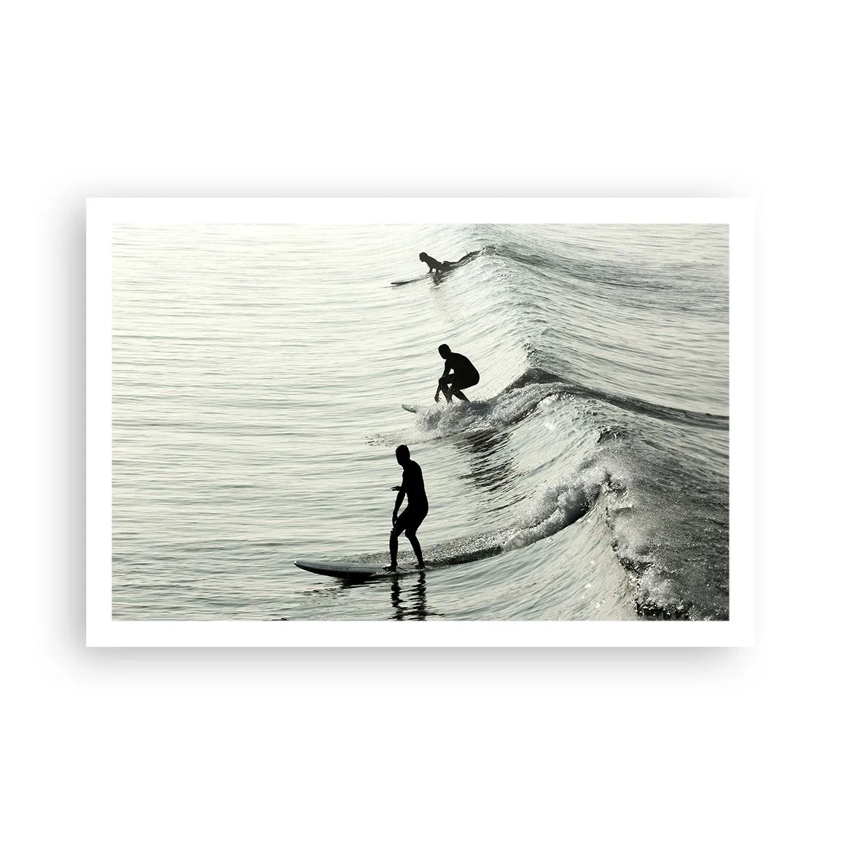 Poster - Meeting the Wave - 91x61 cm