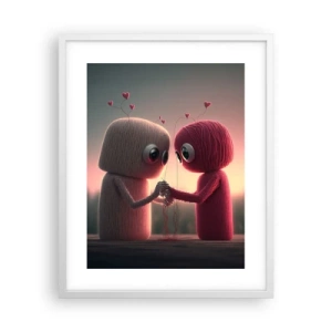 Poster in white frmae - Everyone Is Allowed to Love - 40x50 cm