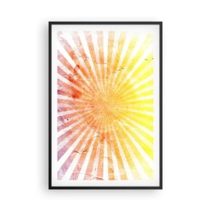 Poster in black frame - Sunrises and Sunsets - 61x91 cm