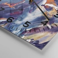 Clock face with numbers