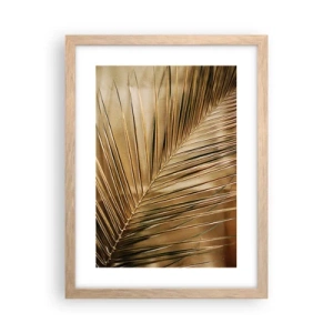 Poster in light oak frame - Natural Colonnade - 30x40 cm