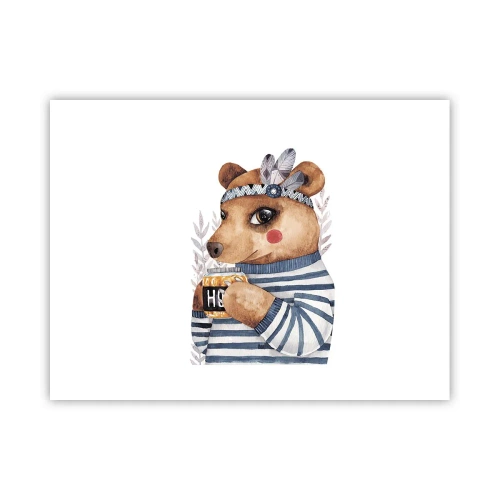 Poster - Sweet Lady Bear - 40x30 cm
