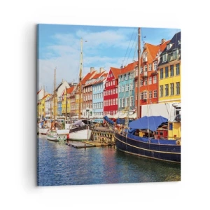 Canvas picture - Joyful Coast - 60x60 cm