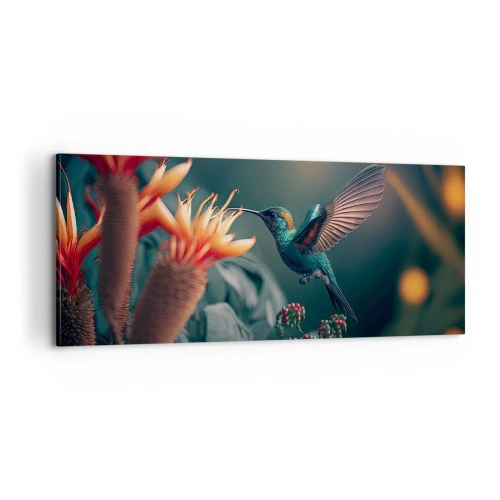 Canvas picture - Really Colourful Life - 100x40 cm