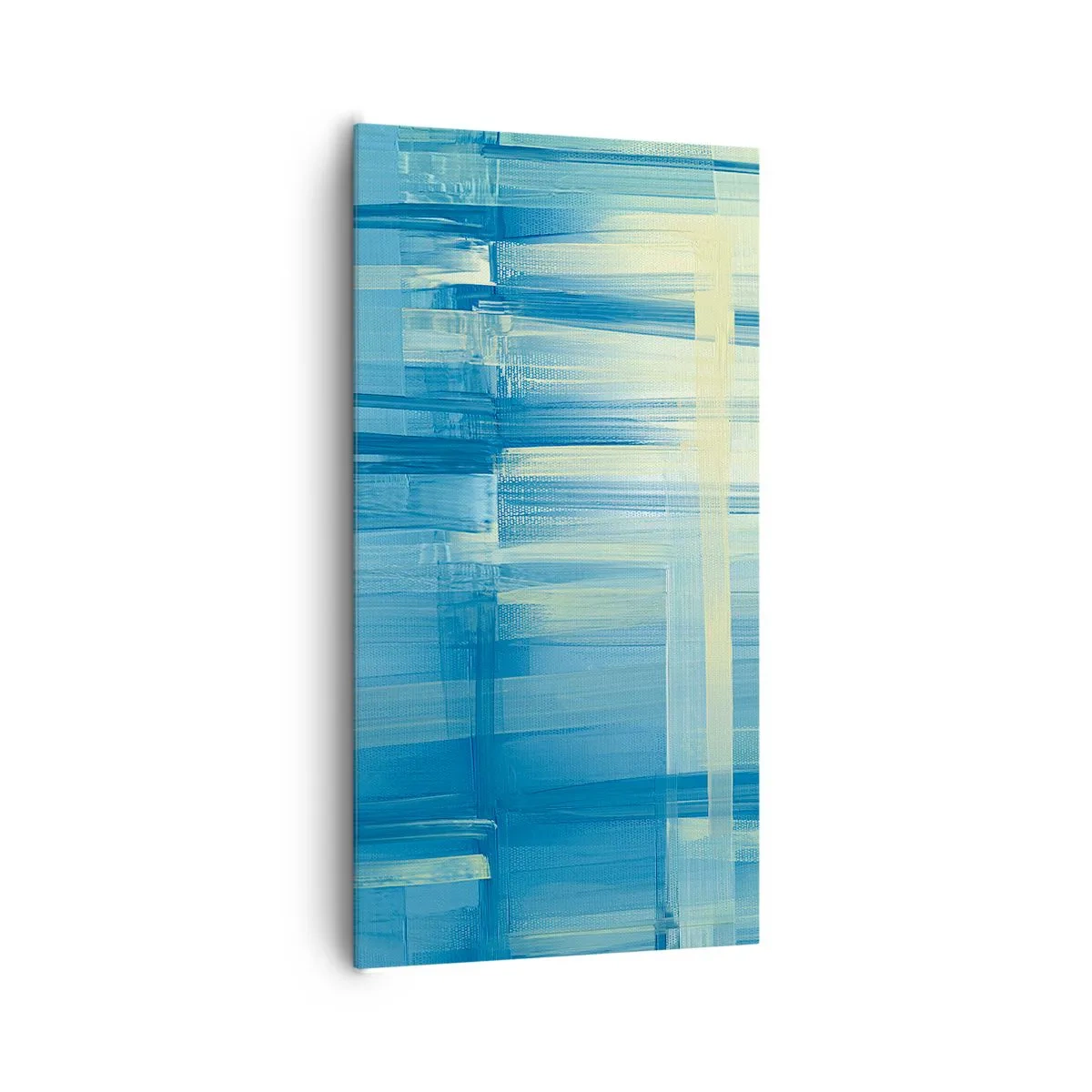 Canvas picture - Composition In Turquoise - 65x120 cm