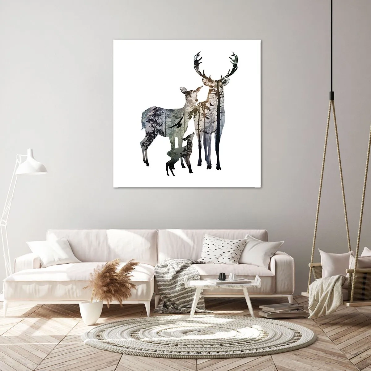 Canvas picture - Family Photo - 70x70 cm