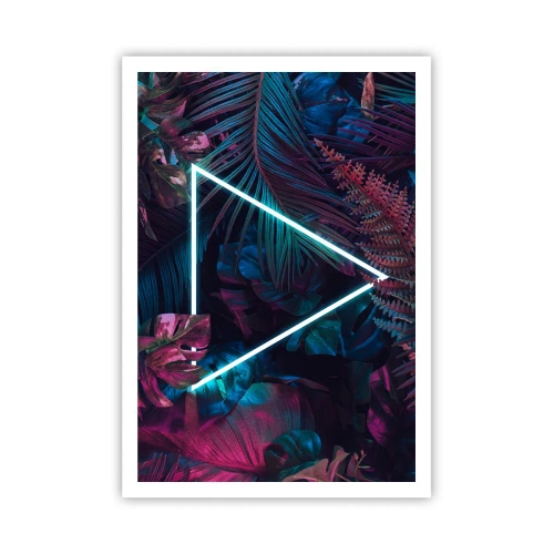 Poster - Disco Style Garden - 70x100 cm