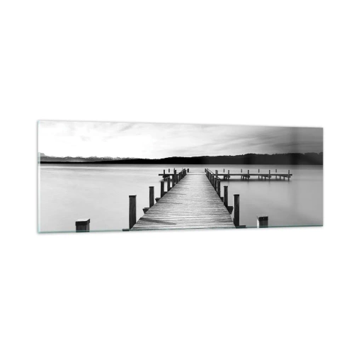 Glass picture - Lake of Peace - 90x30 cm