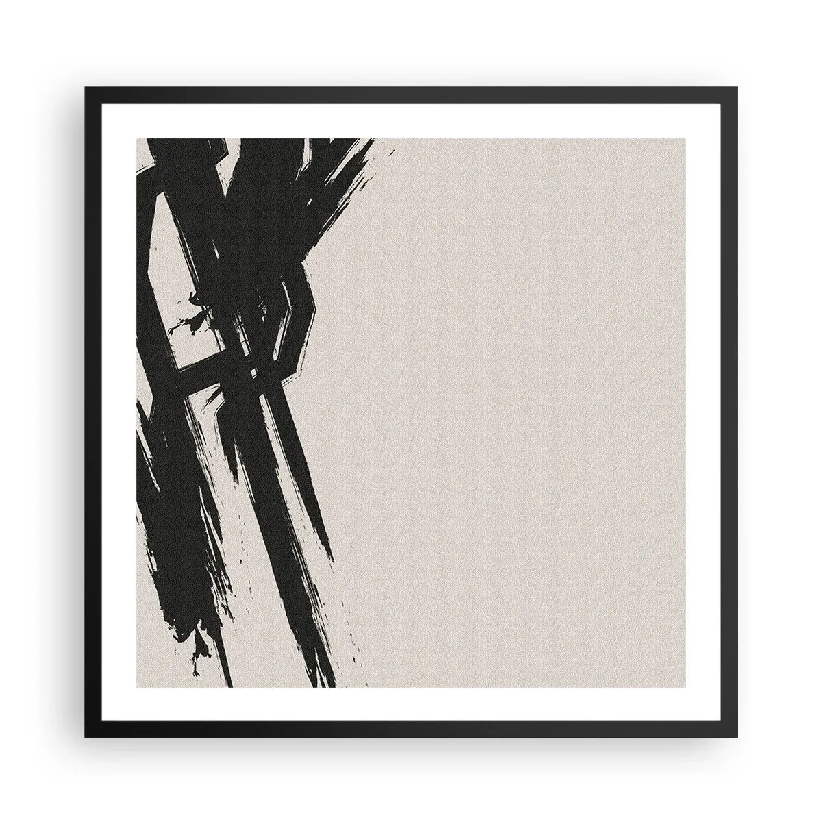Poster in black frame - Uncontrollable Rush - 60x60 cm