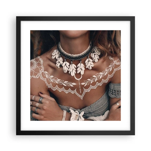 Poster in black frame - Talismans, Rituals of Womanhood - 40x40 cm