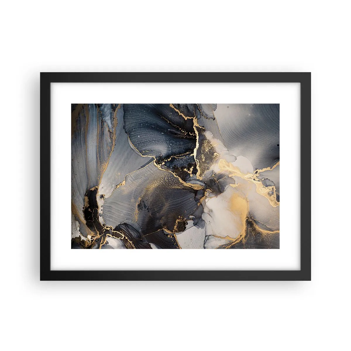 Poster in black frame - Life of a Stone - 40x30 cm