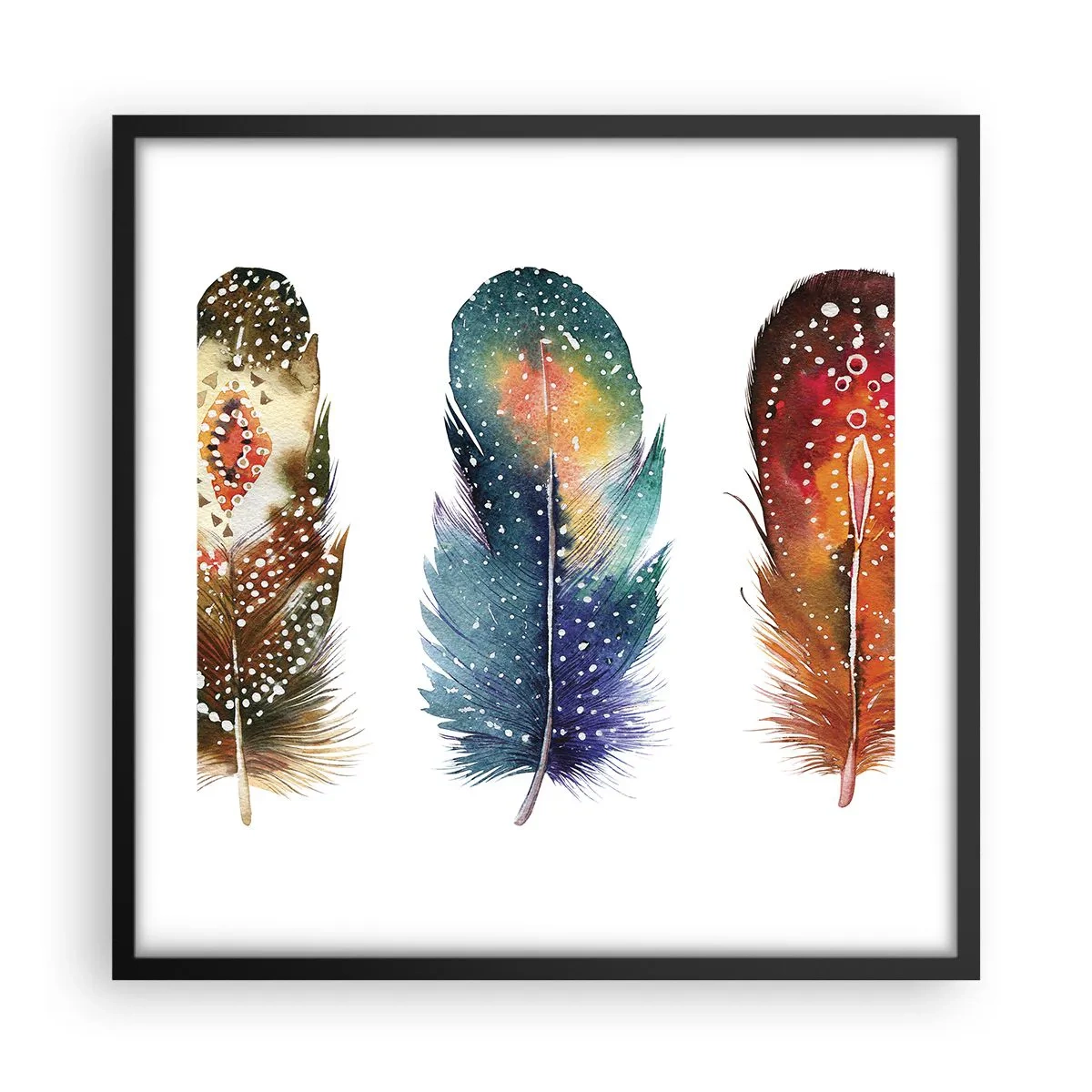 Poster in black frame - Rituals, Customs, Secrets - 50x50 cm