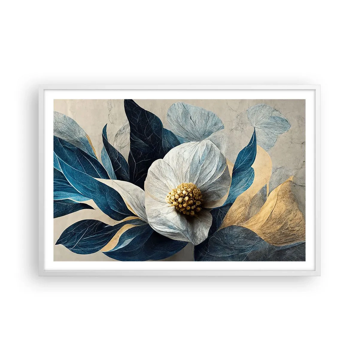Poster in white frmae - With a Heart of Gold - 91x61 cm