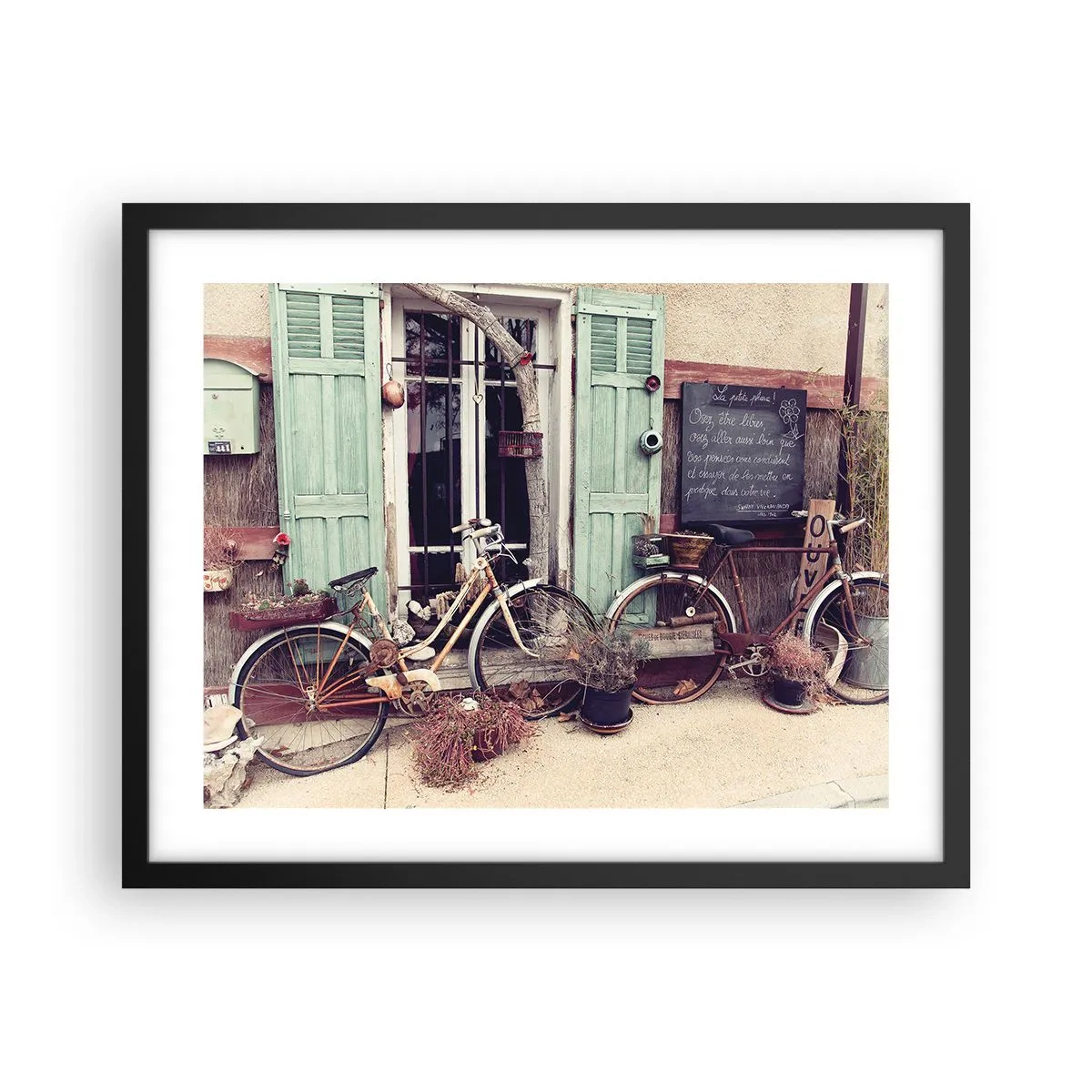 Poster in black frame - Long Live Province - 50x40 cm