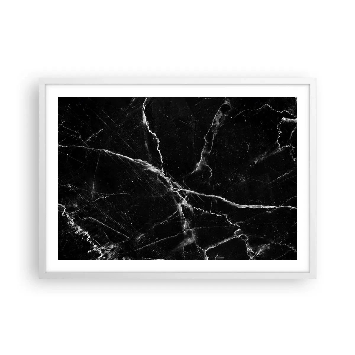 Poster in white frmae - The Secret Life of a Stone - 70x50 cm