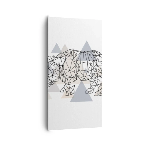 Canvas picture - Structure of Strength - 65x120 cm