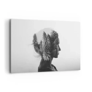 Canvas picture - Lady from a Pinewood Forest - 120x80 cm