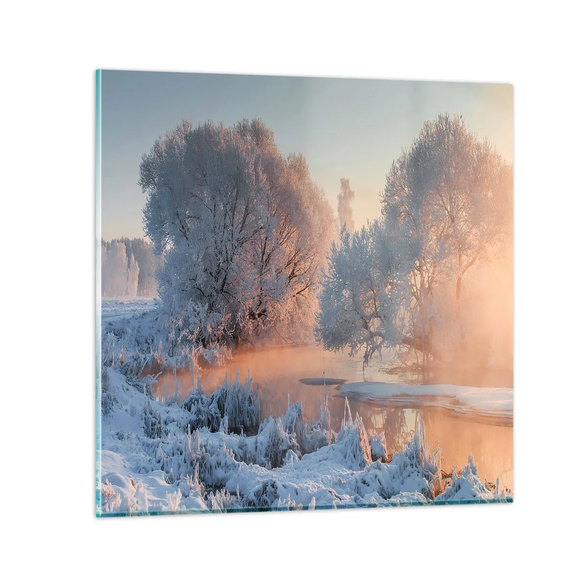 Glass picture - Everything Shines in Sunny Crystal - 30x30 cm