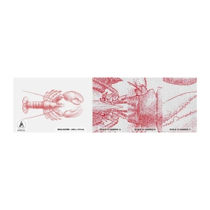 Photo Wallpaper Sample Premium Canvas - Lobster Worthy of a Lobster - Lobster, Seafood, Shellfish - 100x30 cm