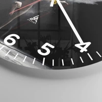 Clock face with numbers