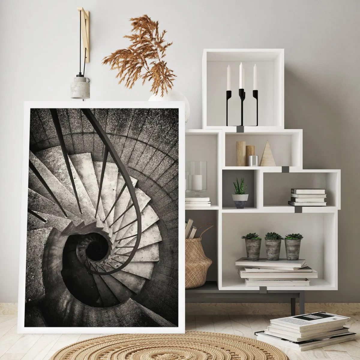 Poster - Up the Stairs and Down the Stairs - 50x70 cm