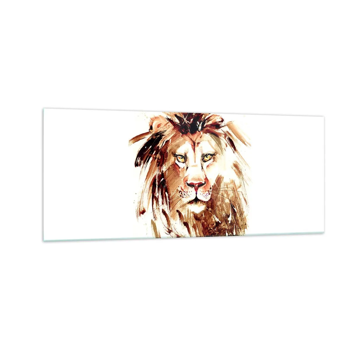 Glass picture - Strength and Dignity - 100x40 cm
