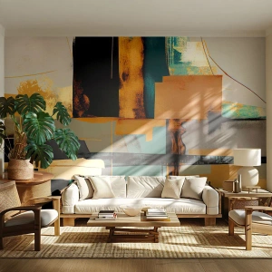 Custom Wallpaper Standard Eco - Abstract - Light and Shadow - Abstraction, Modern, Piece