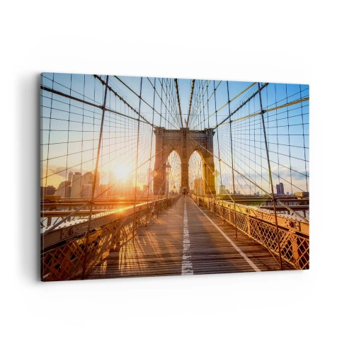 Canvas picture - On a Golden Bridge - 100x70 cm