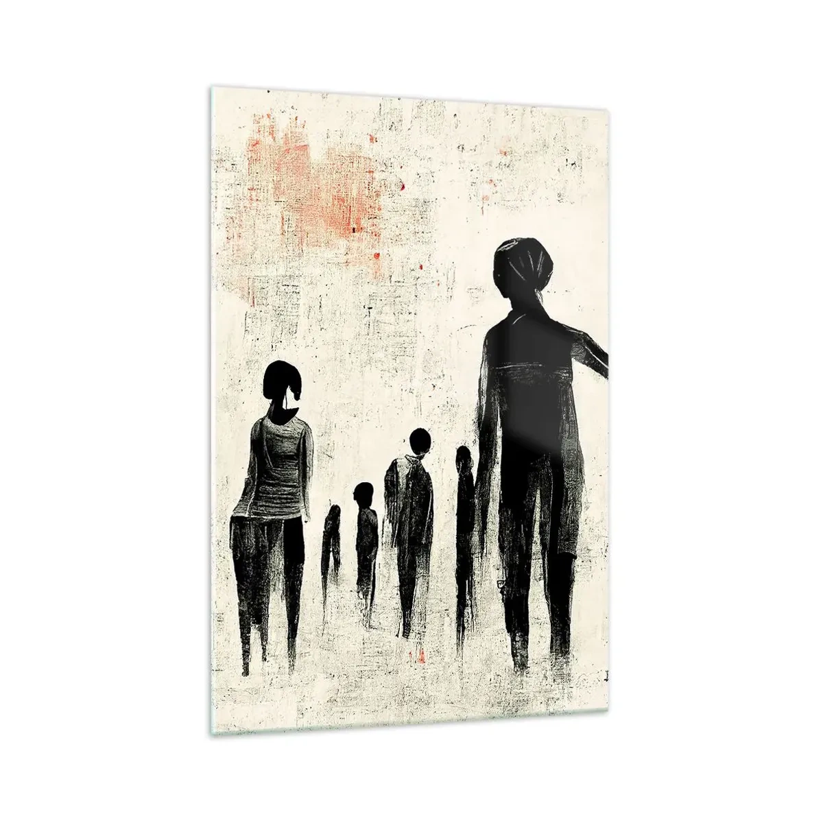 Glass picture - Against Solitude - 70x100 cm