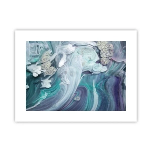 Poster - Currents of Blue - 40x30 cm