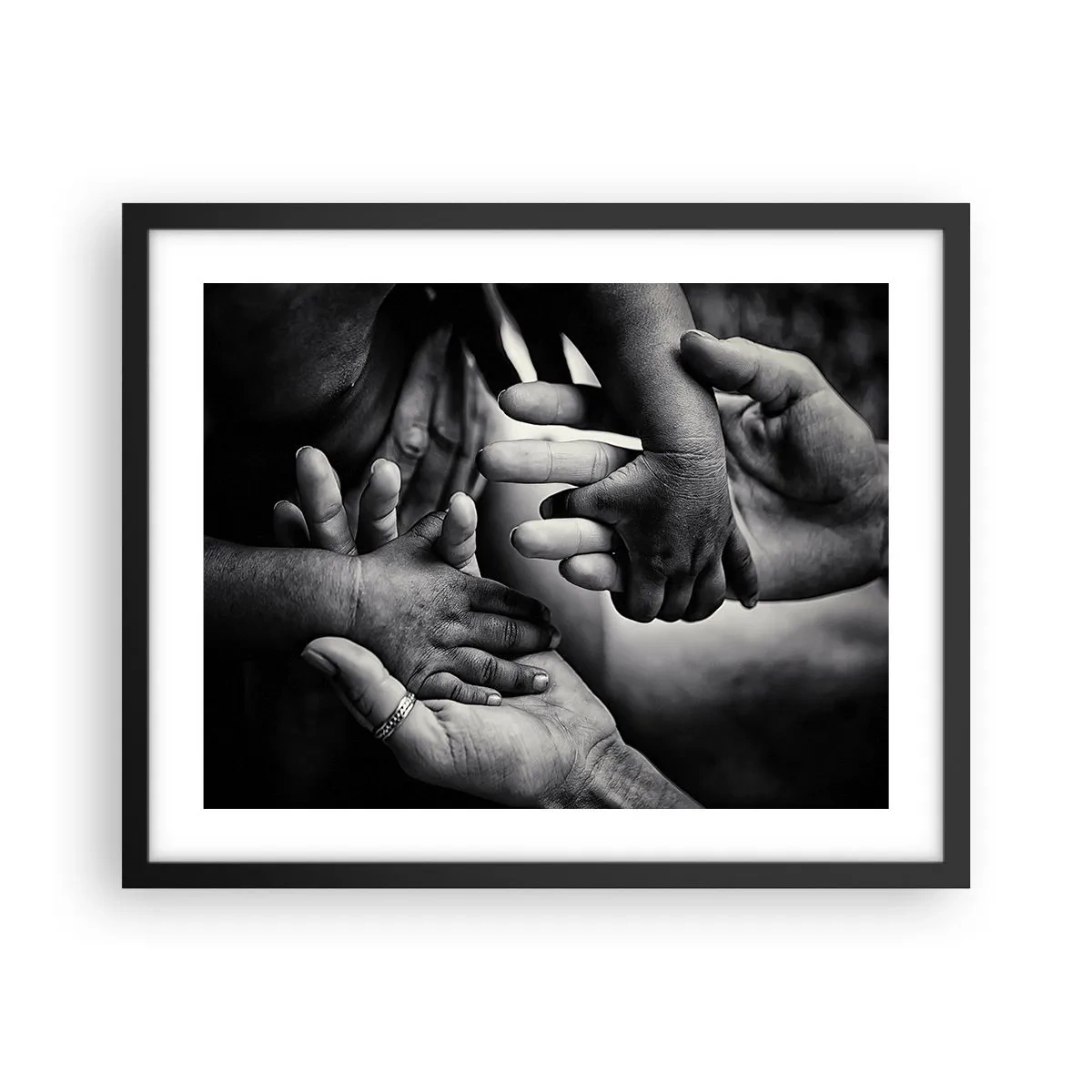 Poster in black frame - To be a Man - 50x40 cm