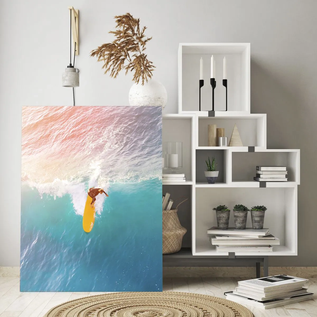 Glass picture - Ocean Rider - 80x120 cm