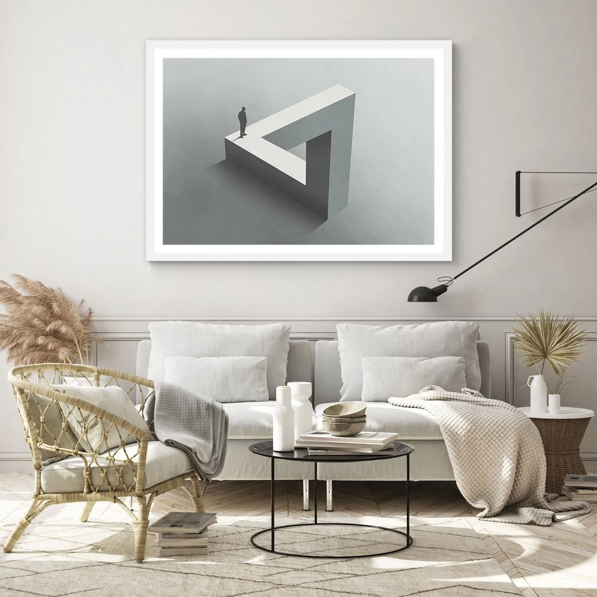 Poster in white frmae - And Yet It Is Possible - 91x61 cm