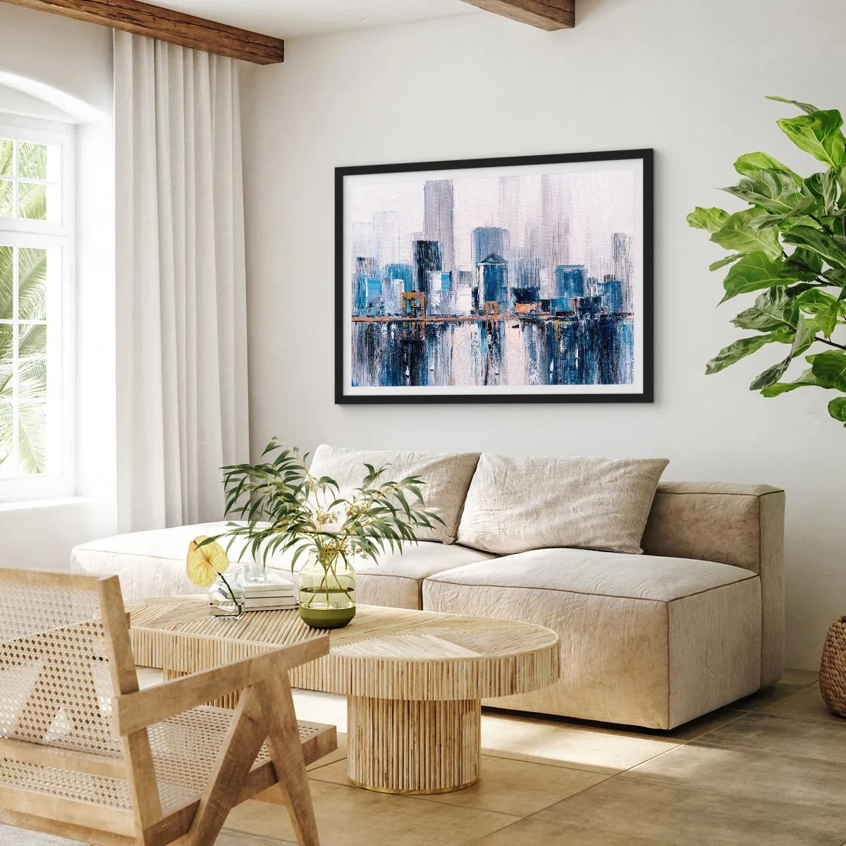 Poster in black frame - New York Impression - 91x61 cm