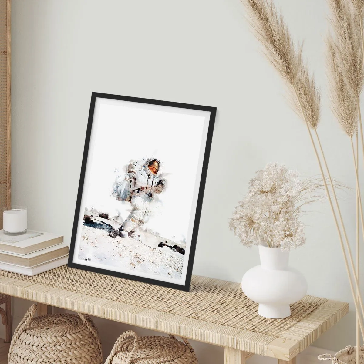 Poster in black frame - Messenger of the Earth - 70x100 cm