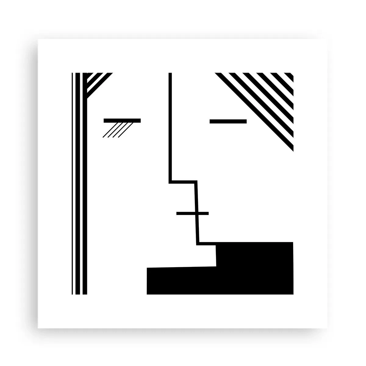 Poster - Simply a Kiss - 30x30 cm