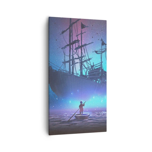 Canvas picture - Encounter with a Sea Myth - 55x100 cm