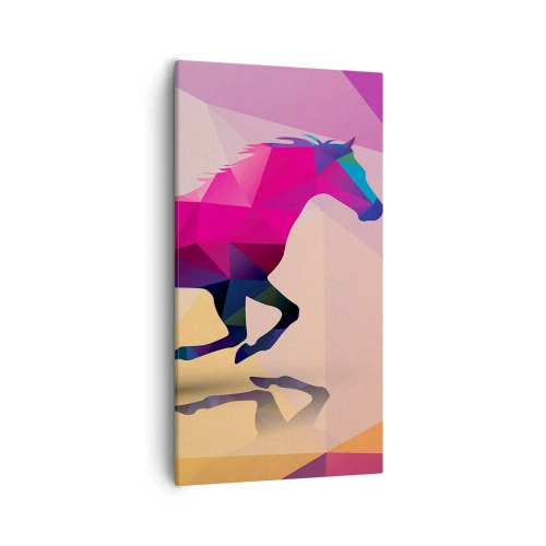 Canvas picture - Cubism Is Still Alive - 55x100 cm