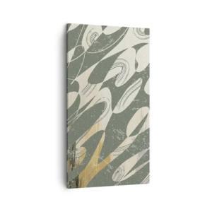 Canvas picture - Rhytmic Abstract - 45x80 cm