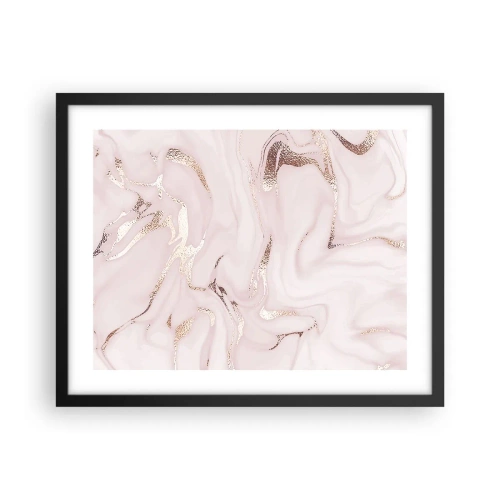 Poster in black frame - In Pink - 50x40 cm